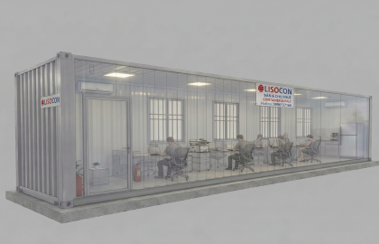 Container Văn Phòng 40feet Làm Site Office: Giải Pháp Điều Hành Cho Ban Chỉ Huy 6 - 8 Nhân Sự